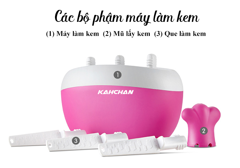 Bộ 4 máy làm kem thương mại, làm kem tươi siêu nhanh không điện Kahchan KEM2173-4 (Ảnh 13)