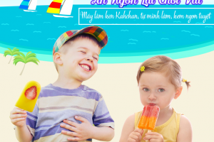 KHÔNG LO TRẺ BIẾNG ĂN VỚI MÁY LÀM KEM KAHCHAN